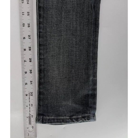 Helmut Lang Gray/Blue Skinny Pull On Elastic Waist Jeans Sz 28 Inseam 34.5,‎ USA - Picture 11 of 12